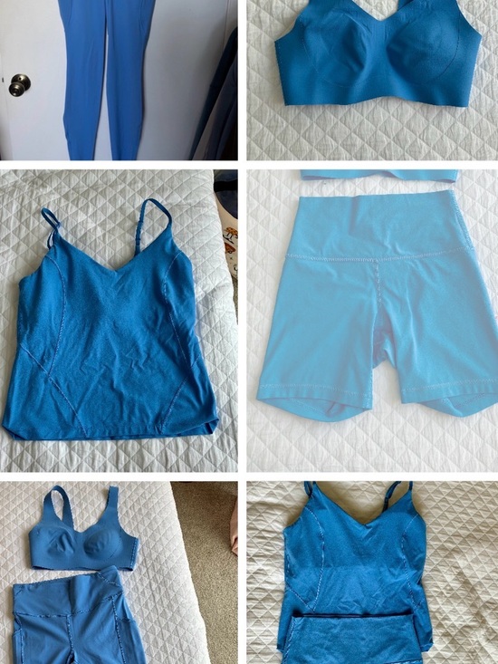 lululemon athletica Pants - lululemon athletica pool party Bra, Tank, Shorts & Leggings Pilates set!